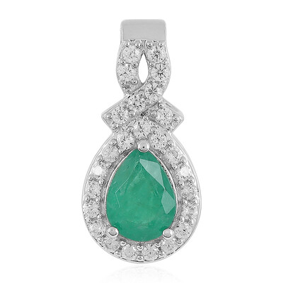 Socoto Emerald Silver Pendant
