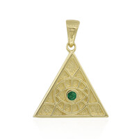 Brazilian Emerald Silver Pendant