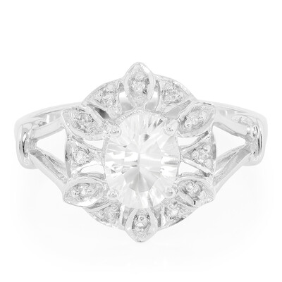 Petalite Silver Ring