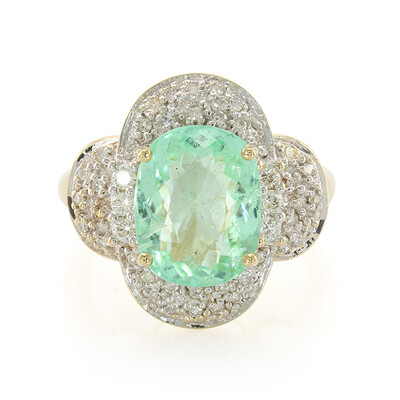 18K Nigerian Paraiba Tourmaline Gold Ring (AMAYANI)