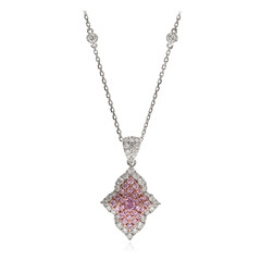 14K I1 Pink Diamond Gold Necklace (CIRARI)