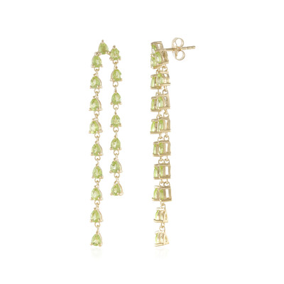 Peridot Silver Earrings