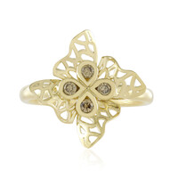 9K I2 Champagne Diamond Gold Ring (Ornaments by de Melo)
