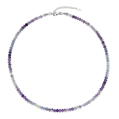 Fluorite Silver Necklace