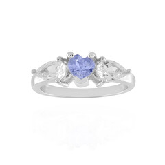 White Topaz Silver Ring