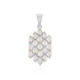 Rainbow Moonstone Silver Pendant