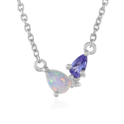 Welo Opal Silver Necklace