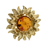 Baltic Amber Silver Pendant