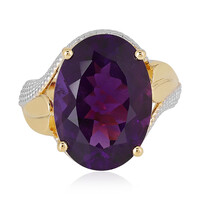 Zambian Amethyst Silver Ring