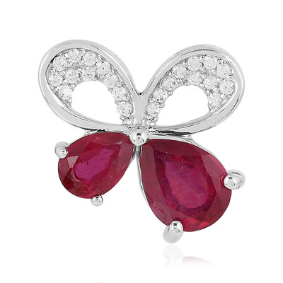 Madagascar Ruby Silver Pendant
