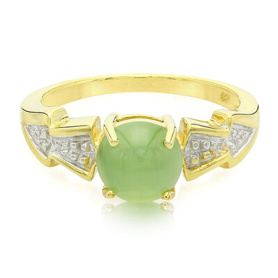 Imperial Chrysoprase Silver Ring