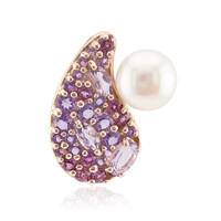 White Freshwater Pearl Silver Pendant (TPC)