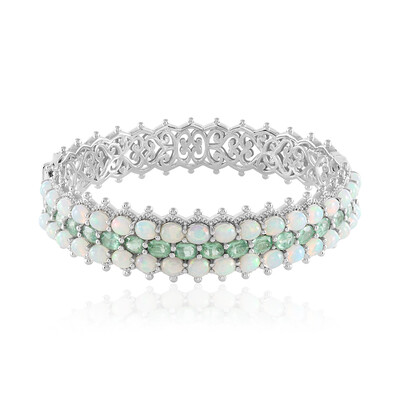 Mint Kyanite Silver Bangle (Dallas Prince Designs)