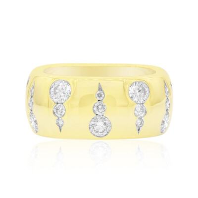 14K SI1 (G) Diamond Gold Ring (Annette)