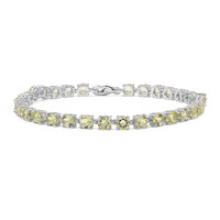 Lemon Citrine Silver Bracelet