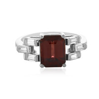 Pink Zircon Silver Ring