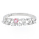 Padparadscha Sapphire Silver Ring
