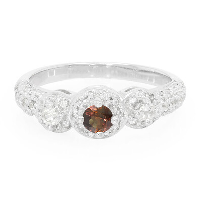Unheated Colour Change Sapphire Silver Ring