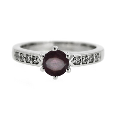Rhodolite Silver Ring