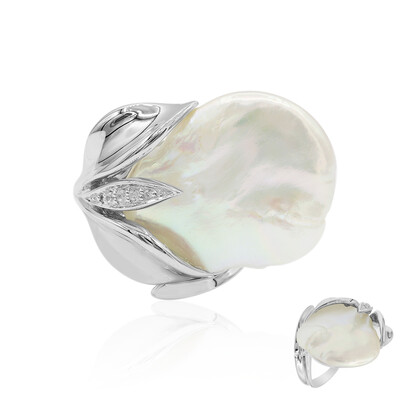 Freshwater pearl Silver Ring (TPC)