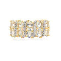 Aquamarine Silver Ring