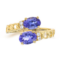 14K AAA Tanzanite Gold Ring (CIRARI)