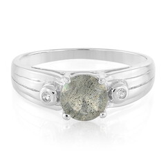 Romanian Spectrolite Silver Ring