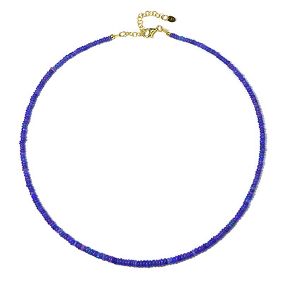 Lavender Opal Silver Necklace