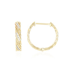 9K I1 (I) Diamond Gold Earrings (Ornaments by de Melo)