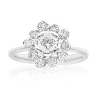 18K VS2 (H) Diamond Gold Ring (CIRARI)