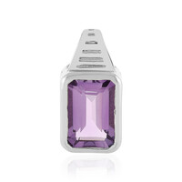 Amethyst Silver Pendant