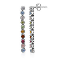 Swiss Blue Topaz Silver Earrings