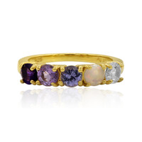Zambian Amethyst Silver Ring