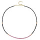 Black Diamond Silver Necklace (Riya)