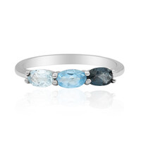 London Blue Topaz Silver Ring