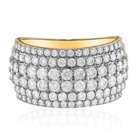 14K SI1 (G) Diamond Gold Ring