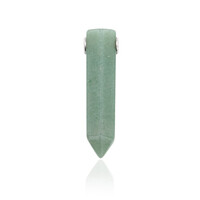 Green Aventurine Silver Pendant