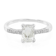 Himalayan Beryl Silver Ring