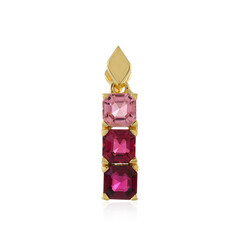 Nigerian Neon Tourmaline Silver Pendant