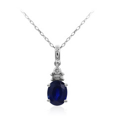 14K Ceylon Sapphire Gold Necklace (CIRARI)