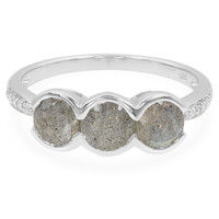 Romanian Spectrolite Silver Ring
