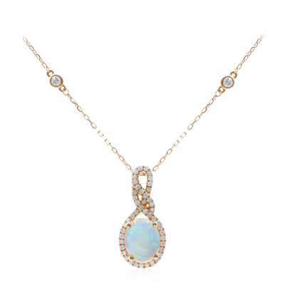14K AAA Welo Opal Gold Necklace (CIRARI)