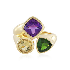 Siberian Amethyst Silver Ring