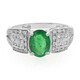 Bahia Emerald Silver Ring