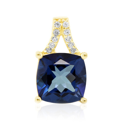Royal Blue Topaz Silver Pendant