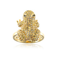 14K SI2 Fancy Diamond Gold Ring (CIRARI)