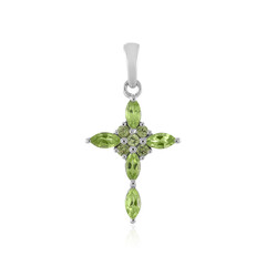 Arizona Peridot Silver Pendant