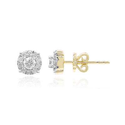 9K SI1 (G) Diamond Gold Earrings (Annette)