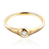 I3 (I) Diamond Silver Ring
