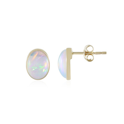 9K Welo Opal Gold Earrings